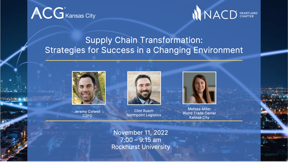 Supply Chain Transformation ACG Kansas City